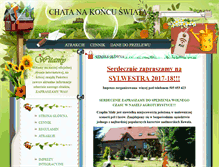 Tablet Screenshot of chatanakoncuswiata.pl